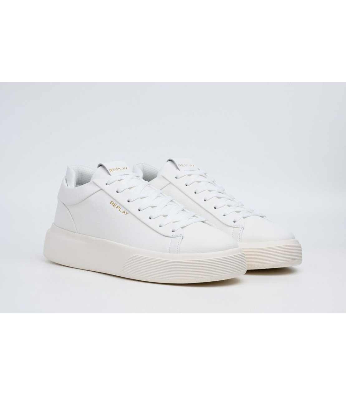 ノッティングダブルレザースニーカー 詳細画像 ホワイト 3